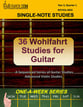 Bill Swick's 36 Wohlfahrt Studies for Guitar Guitar and Fretted sheet music cover